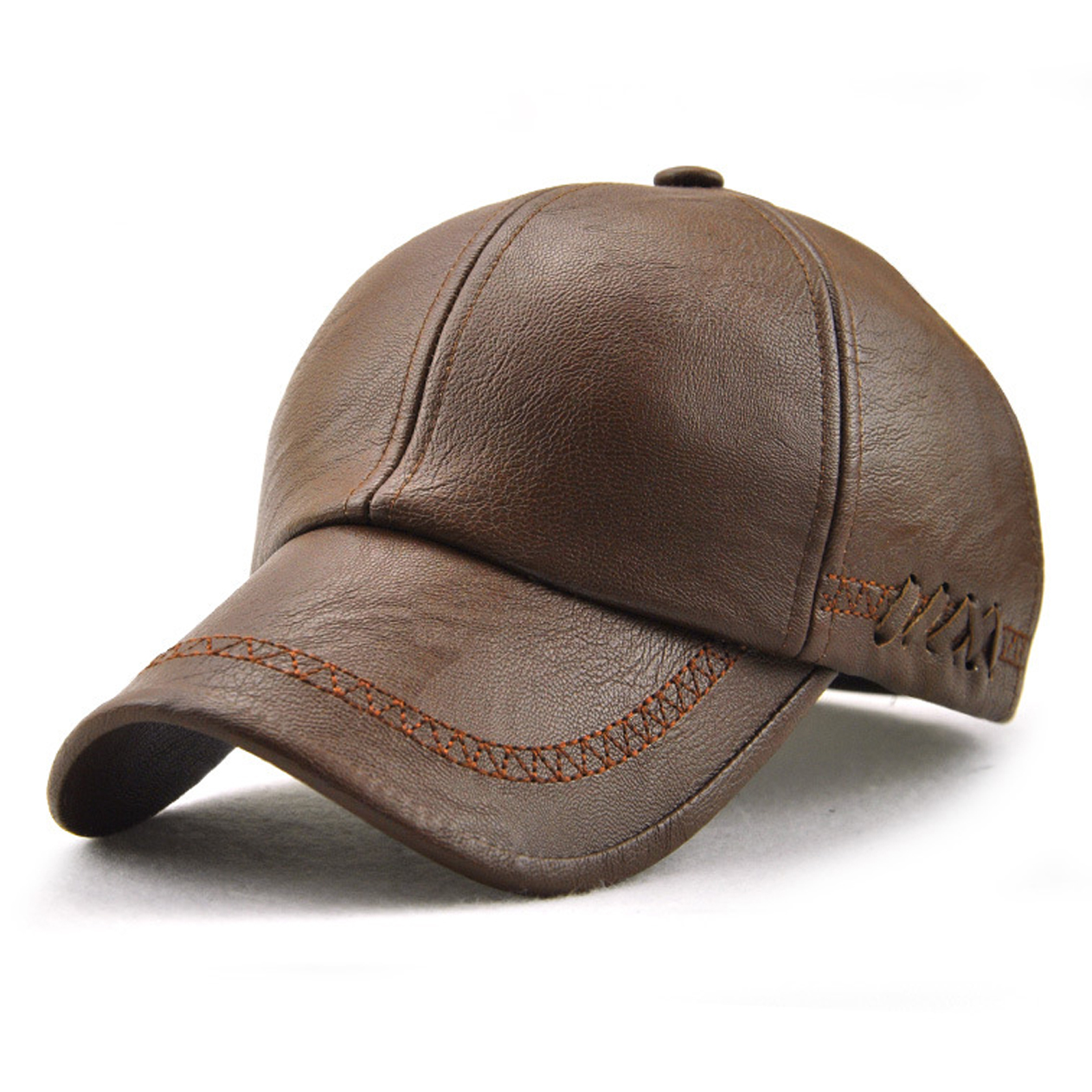 Leather-Cap3.jpg Leather Cap - Image 1