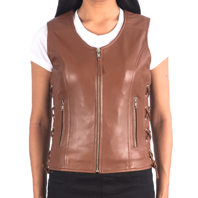 Leather-Vest-w2.jpg Motorbike Leather Vest - Image 1