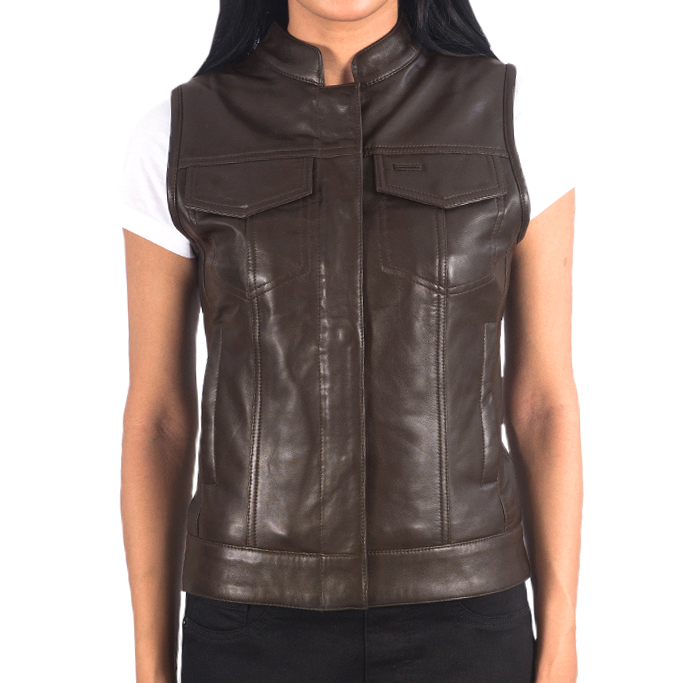 Leather-Vest-w4.jpg Motorbike Leather Vest - Image 1