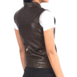 Motorbike Leather Vest - Image 2