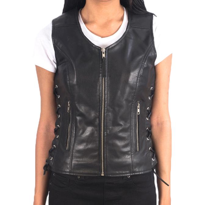 Leather-Vest-w6.jpg Motorbike Leather Vest - Image 1