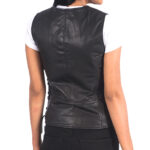 Motorbike Leather Vest - Image 2