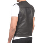 Motorbike Leather Vest - Image 2