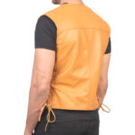 Motorbike Leather Vest - Image 2