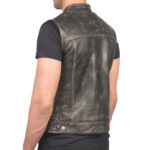 Motorbike Leather Vest - Image 2