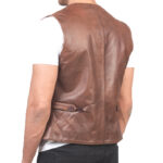Motorbike Leather Vest - Image 2