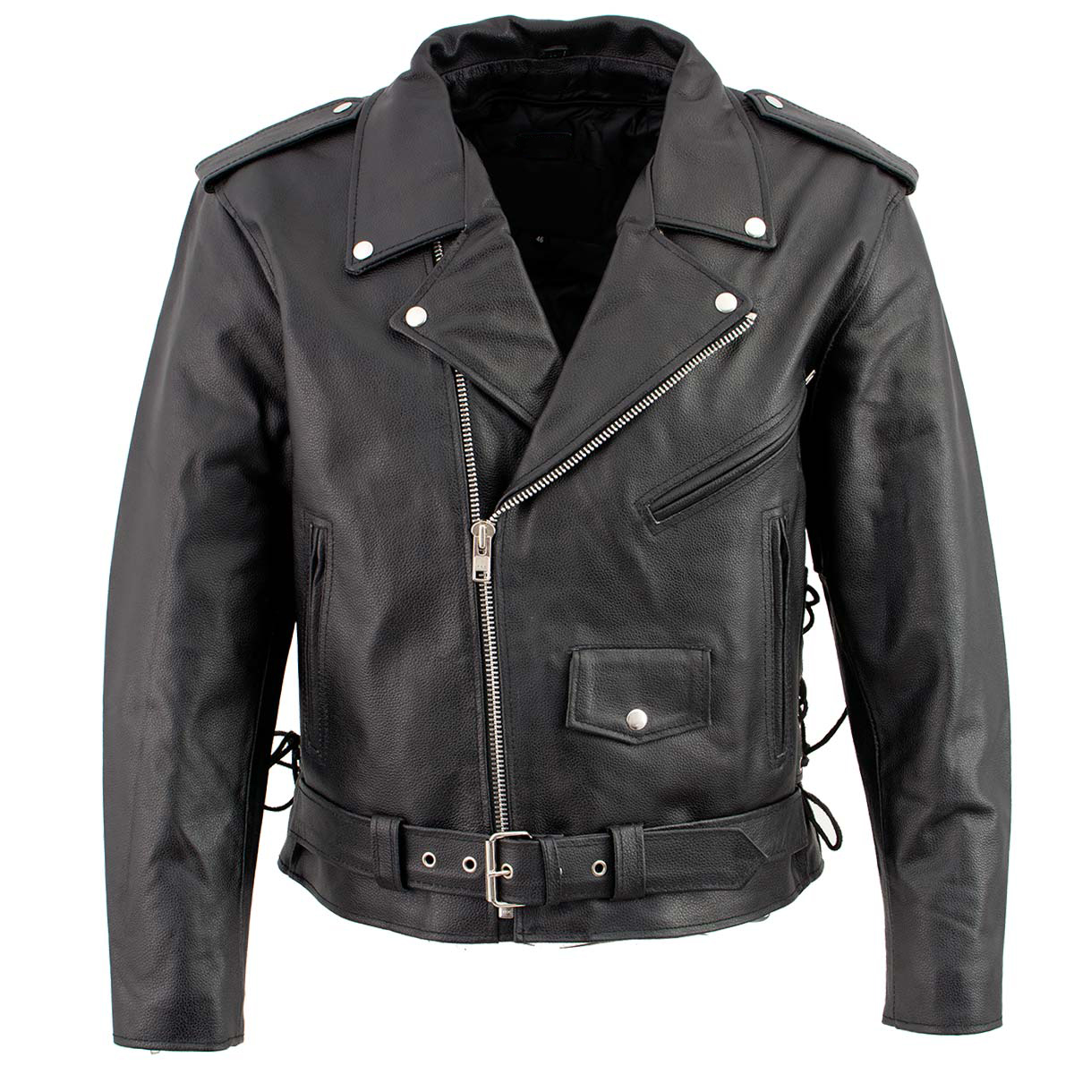 motorbike-jacket6.jpg Motorbike Leather Jacket - Image 1